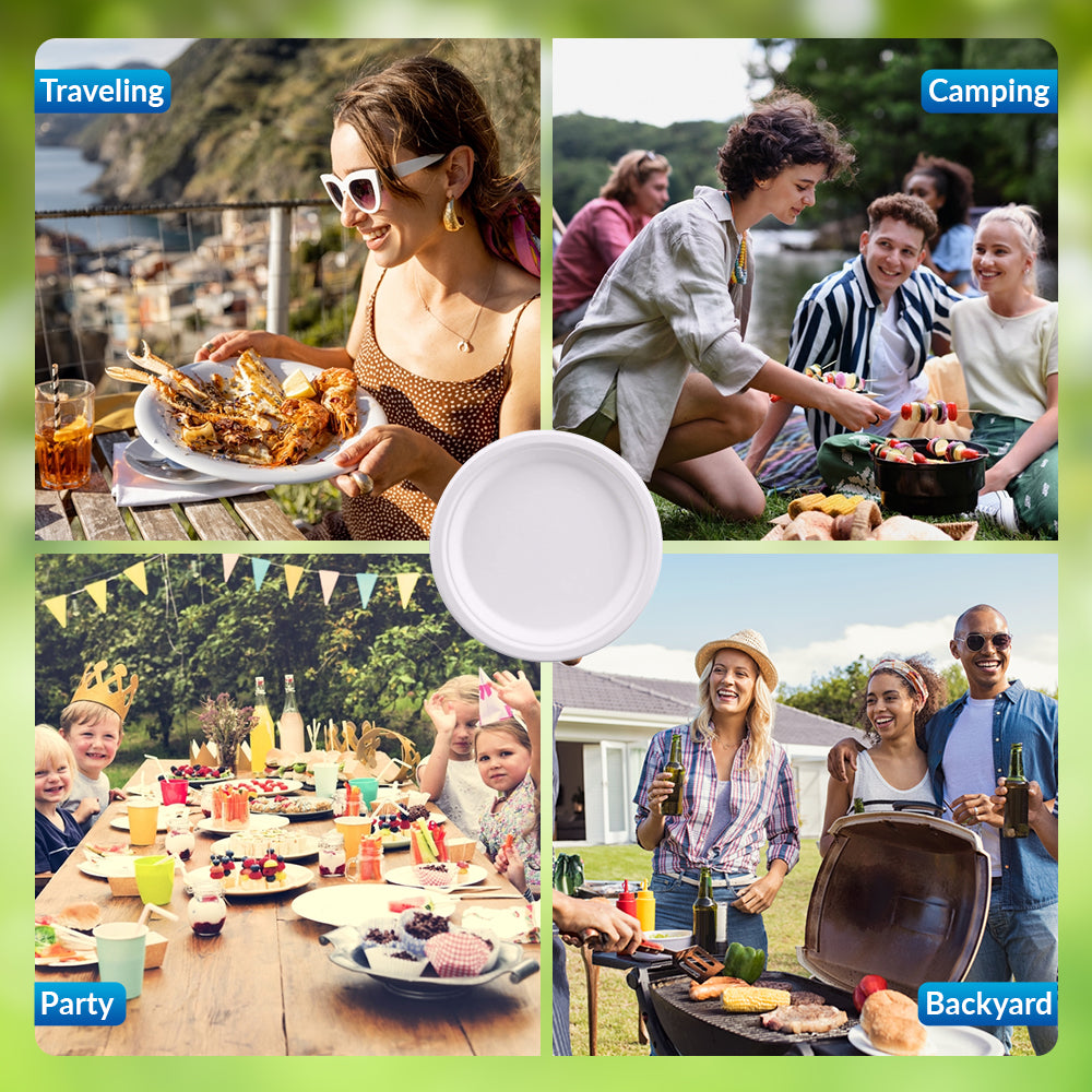 Disposable Bagasse Plates
