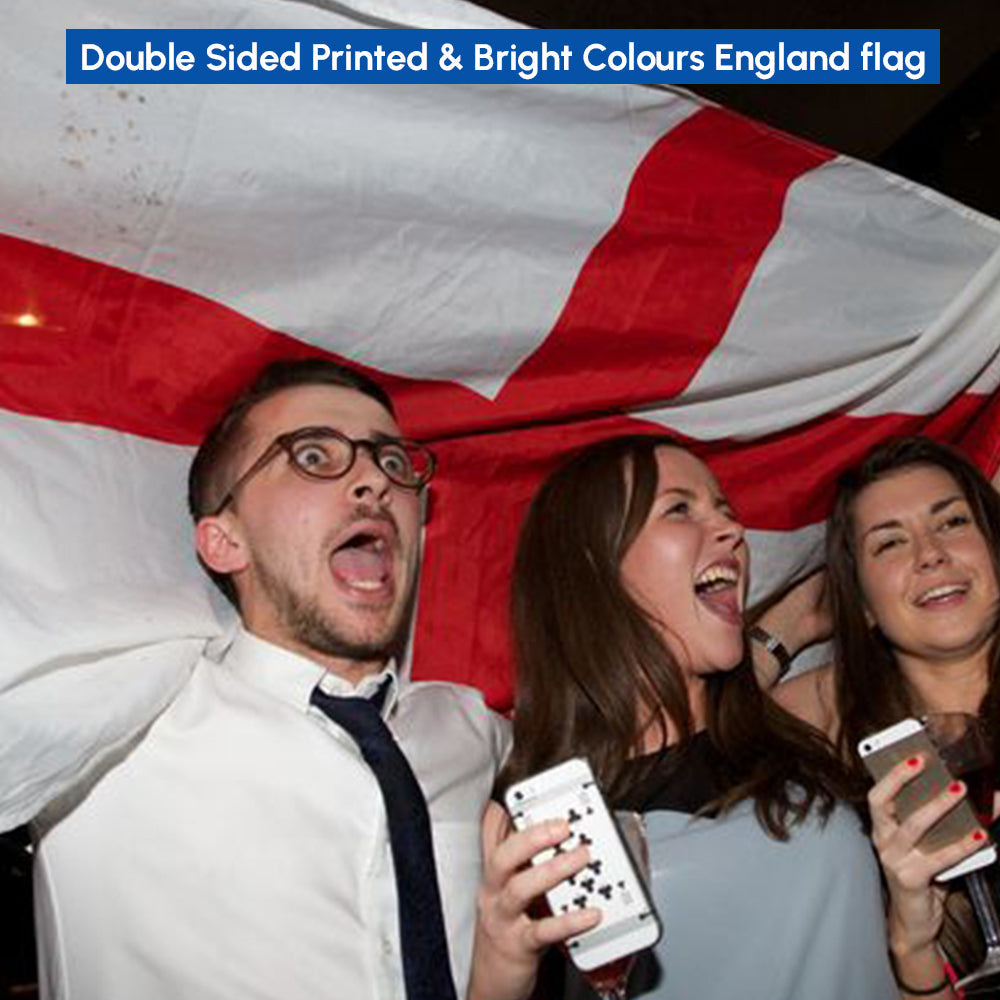 England National Flag With Brass Eyelets