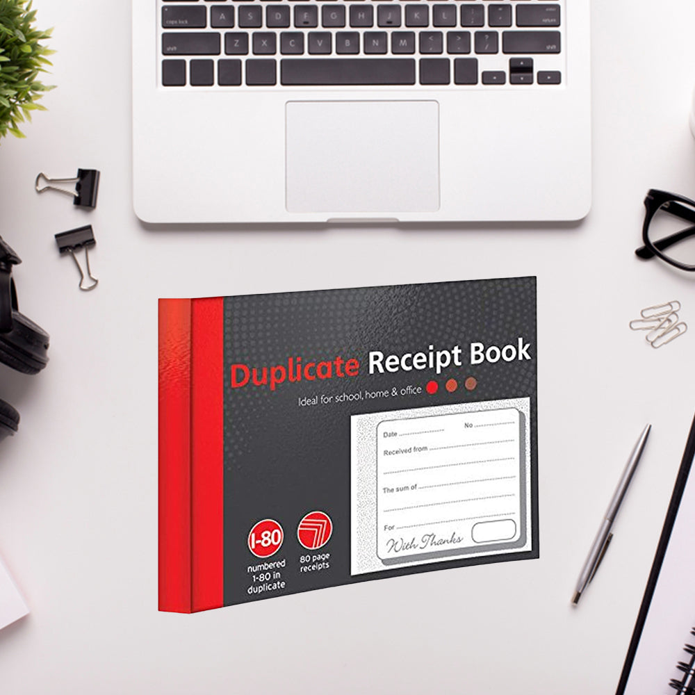 Buy Half Size Duplicate Receipt Book - 80 Pages