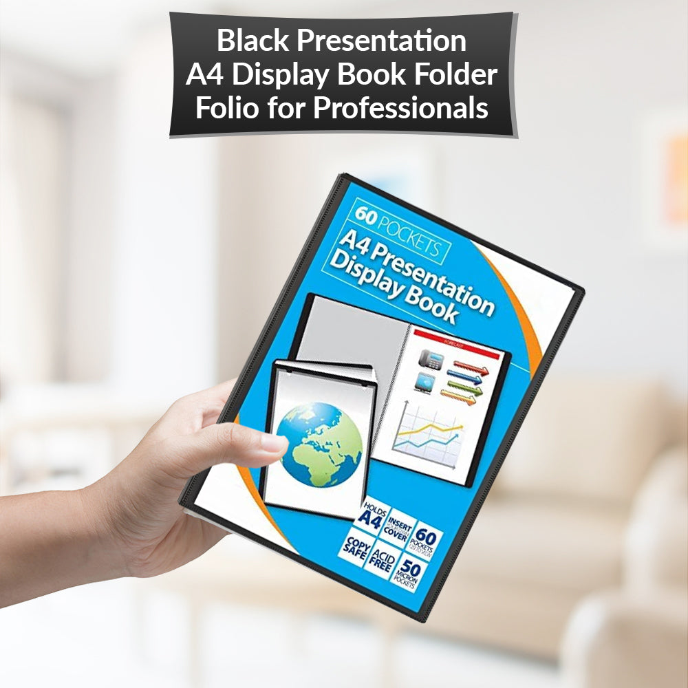 Sample Display Folder Buy A4 Presentation Display Book Folder Folio | 60 Pocket