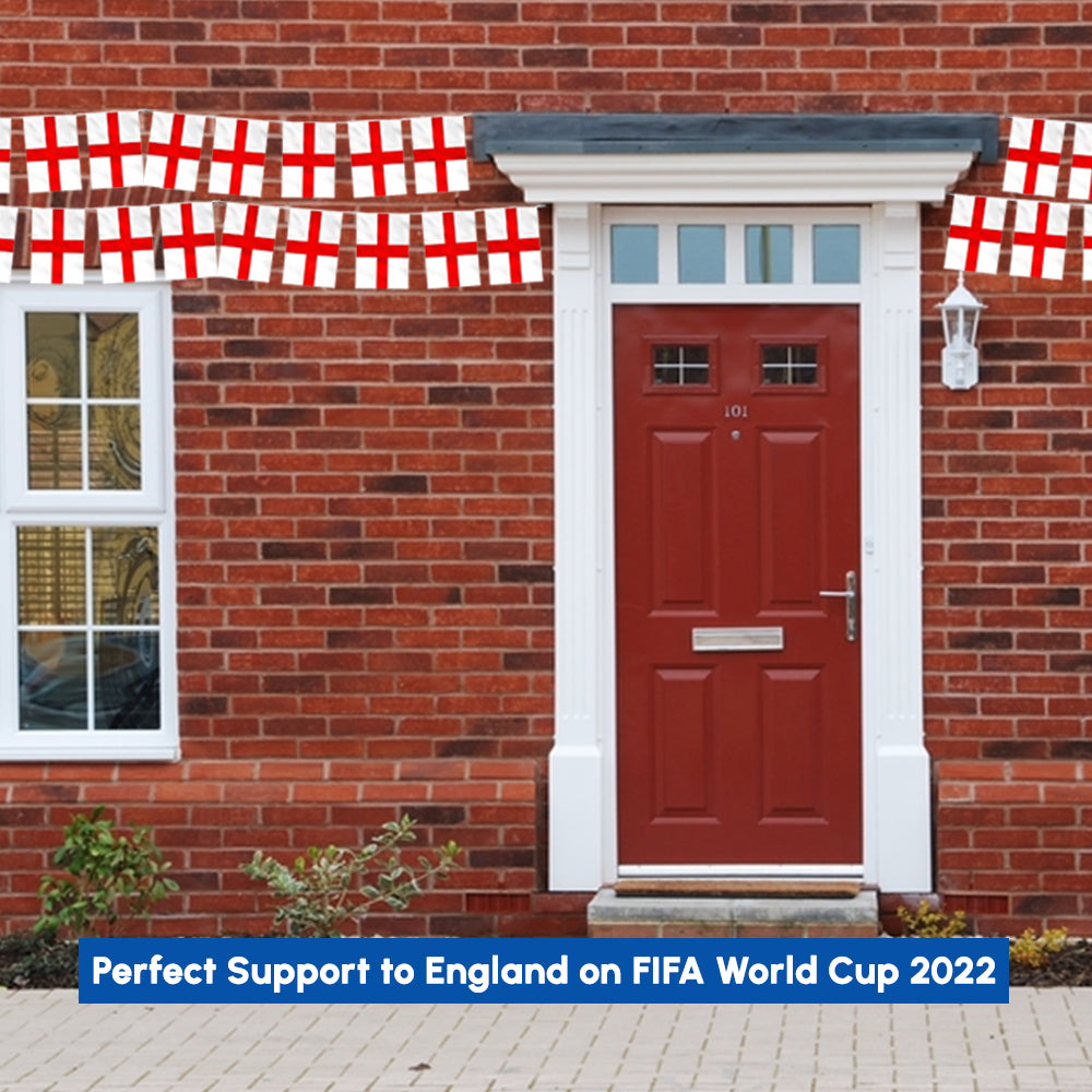 England Rectangular Bunting Flag