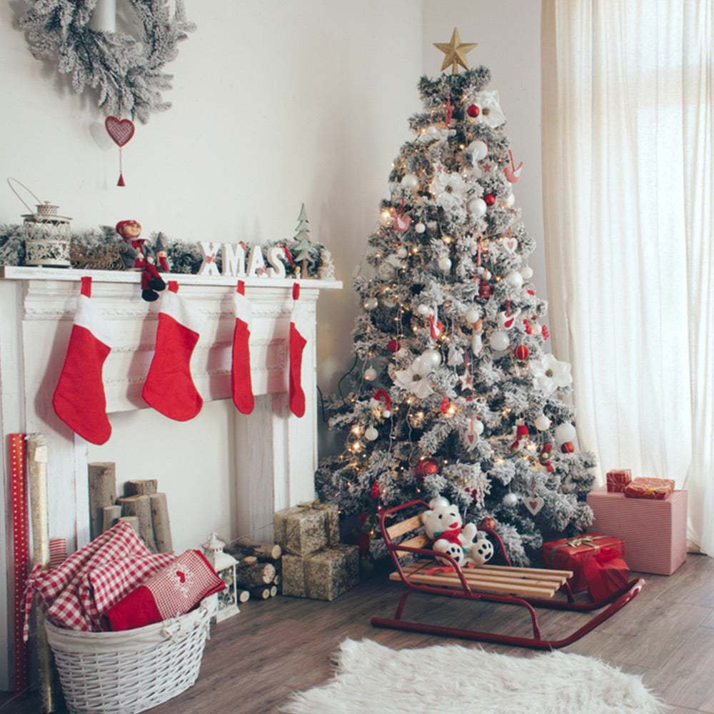 Santa Socks Gifts Bag Sack