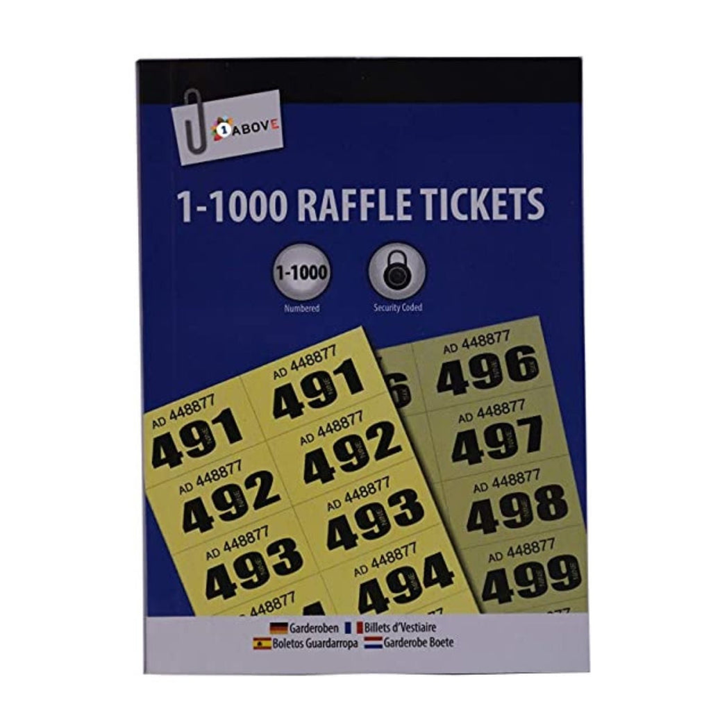 raffle tickets book