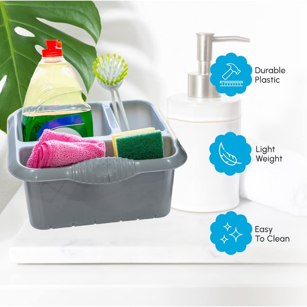 plastic cutlery drainer caddy