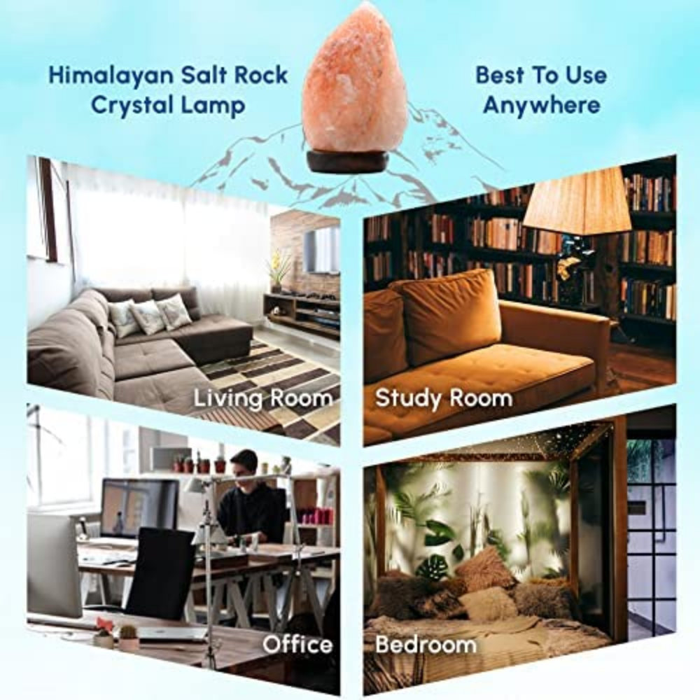 Himalayan Crystal Rock Salt Lamp